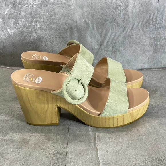 Dr. Scholl's Women's Pistachio Bayside Lightweight Slip-On Sandals SZ 10 - Picture 1 of 10